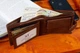 Шкіряне чоловіче портмоне 11,5х9,5х2,5 ST Leather В103 з секціями під карти Коричневий - зображення 7