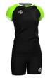 Волейбольна форма жіноча RIGO MEDUSA Black-Neongreen 2XL - зображення 1