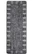 Прорезиненный Безворсовый Коврик на Кухню Kitchen 1924780 Черный 67х200 см - изображение 3