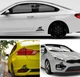 Наклейка на багажник бампер крыло авто ARB 3D TUNING STUDIO Кобра 345х160х0.060мм - изображение 2