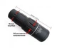 Монокуляр Bushnell 16x52 Black PowerView (SH771752) - изображение 5
