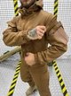 Тактический костюм Soft Shell с карманами и липучками для шевронов Coyote XL - изображение 3