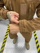Тактический костюм Soft Shell с карманами и липучками для шевронов Coyote XL - изображение 4