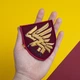 Шеврон на липучці 95 Бригада ДШВ ЗСУ бордо 8х9,5 см вишитий патч нашивка - зображення 3