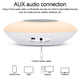 Сенсорний акумуляторний світильник із Bluetooth колонкою, VHG X6 Touch Lamp, Portable Speaker White - зображення 4