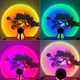 Захід сонця лампа sunset lamp LED для селфі ефект сонця нічник RGB з пультом проекційна лампа Sunset селфі - зображення 6