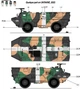 Сборная модель 1/35 бронированная машина VAB 4x4 Ukraine Стартовый набор Heller 57130 - изображение 8