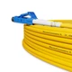 Патч-корд оптичний LC/UPC-LC/UPC Жовтий LSZH, Singlemode G.657.А2 (SM) Flex, Duplex, 2мм - 10 м - зображення 4