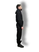 Мужской флисовый костюм Brooklet Base Man Black теплый зимний комплект из брюк и кофты для города и ежедневного ношения черный - 502311-09 - XXL - изображение 4