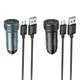 Автомобільний зарядний пристрій HOCO Z49A Level single port QC3.0 18W (Type-C) Metal Gray - изображение 2