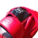 Лапы боксерские BOXER гнутые кожа Элит красный - изображение 4