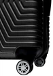 Маленький пластиковый чемодан на колесах 45L GD Polo 60k001 small черный - изображение 3