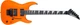 Электрогитара JACKSON JS32 DKA DINKY ARCH TOP AR NEON ORANGE - изображение 3