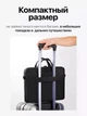 Стильная сумка для ноутбука BUBM 14" черная текстиль - изображение 2