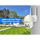 IP камера видеонаблюдения уличная PTZ WiFi Поворотная с удаленным доступом Белая - изображение 10