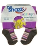 Колготки трикотаж хлопковые с принтом для девочки Be Snazzy RA-04 056-62 см (1-3 months) Фиолетовый - изображение 2