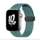 Силиконовый ремешок Fruct Magnetic Buckle для Apple Watch 42/44/45/46/49 mm Магнитная застежка Green - изображение 1