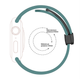 Силиконовый ремешок Fruct Magnetic Buckle для Apple Watch 42/44/45/46/49 mm Магнитная застежка Green - изображение 3
