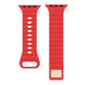 Силиконовый ремешок Fruct Lightning Buckle для Apple Watch 42/44/45/46/49 mm Red - изображение 3