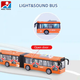 Инерционный Автобус City Service WY913B Свет, Звук. Оранжевый - изображение 1