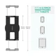 Держатель зажим для смартфона планшета Ugreen Tablet Holder With Overhead Long Arm настольный Black (YM1056) - изображение 8