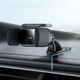 Автотримач Baseus Steel Cannon pro Solar Electric Car Mount (SUGP010001) (black) - зображення 4