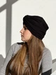 Шапка тюрбан тепла зимова з ангори D.Hats чорного кольору - зображення 5