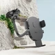 Тримач для мобільного HOCO H20 Mighty one-button car holder(windshield) Black (6942007601597) - зображення 7