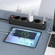 Подовжувач мережевий HOCO NS1 2USB/1Type-C, 4Розетки, 4000W, 20W/3A, Power Delivery/Quick Charge, 1.8м Чорний - изображение 2