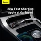 Автомобільний зарядний пристрій Baseus Share Together Cigarette Lighter 120W 2USB-A Power Delivery/Quick Charge (CCBT-D0G) Grey - зображення 12