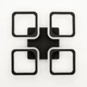 Люстра светодиодная потолочная LUMINARIA ROOM 60W 4S APP 388/73 BLACK 220V IP20, LED светильник с пультом ДУ - изображение 6