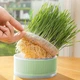 Лоток для гидропонного выращивания микрозелени и рассады круглый зеленый (NR0169_2) - изображение 4