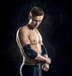 Налокотники Select Elastic Elbow support with pads Черные - изображение 1