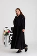 Кардиган Ukreina Трикотажний 4XL-5XL Чорний з бежевим U23KOF1145 - зображення 5
