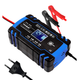 Зарядное устройство для автомобильного аккумулятора Foxsur FBC122408D Blue 12 В 8 А - 24 В 4 A, 6-150 А-ч импульсное автоматическое - изображение 1