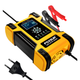 Зарядное устройство для автомобильного аккумулятора Foxsur FBC122412D Yellow 12 В 12 А - 24 В 6 A, 6-200 А/ч импульсное автоматическое 7-ступенчатое - изображение 1