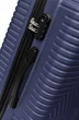 Малый пластиковый чемодан на колесах 45L 57х34х25 см GD Polo Синий 000282107 - изображение 5