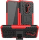 Чехол Armor для Xiaomi Redmi 9 бампер противоударный с подставкой Red - изображение 1