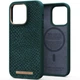 Чехол Elements Njord Salmon Leather Case для iPhone 14 Pro Max Green with MagSafe (NA44SL02) - изображение 2