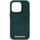 Чехол Elements Njord Salmon Leather Case для iPhone 14 Pro Max Green with MagSafe (NA44SL02) - изображение 3
