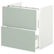 Тумба під раковину з 2 ящиками IKEA ENHET 60x42x60 см (094.968.69) - изображение 1