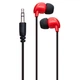 Навушники Deepbass MP3 SY-8805 1.2М 3.5 mm Дротова вакуумна гарнітура смартфона/планшета/комп'ютера Червоний - зображення 1