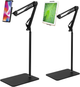 Тримач для планшет/телефону на підлогу VHG T5, 90-130 см. Tablet Tripod Stand, Black - зображення 3