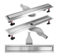 Трап для душу Rea Neox 90 Superflow brushed steel 2в1 REA-G2708 - зображення 1