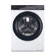 Пральна машина Haier фронтальна, 7кг, 1400, A+++, 44см, дисплей, пара, інвертор, люк чорний, прямий привід, білий - изображение 2