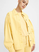 Джинсова куртка жіноча Levi's Esther Modern XS Жовта (5401039035707) - зображення 1