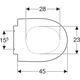 Сиденье - крышка для унитаза KOLO SDU 36 S110163370 soft-close - изображение 5