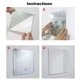 Акрилове дзеркало STICK MIRROR 30*30 CM - зображення 2