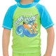Топ сонцезахисний для хлопців Aqua Speed SURF-CLUB T-SHIRT 2020 зелений, блакитний дит 104см - изображение 1