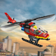 Zestaw klocków LEGO City Strażacki helikopter ratunkowy 85 elementów (60411) - obraz 7